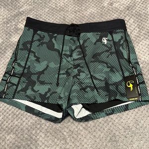 Tucann Camo Green Swim Shorts